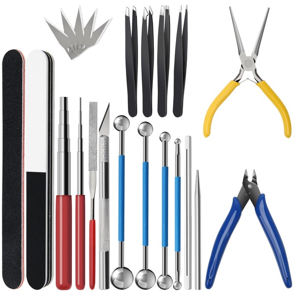 23 Pieces Metal Puzzle Tool Kit, AHIER Metal Model Tool
