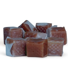 Chocolate Caramel Squares Taffy Candy by Its Delish, 5 Lbs Bulk Bag – Handcrafted Soft Candy Individually Wrapped – Delicious Chewy Snack Treat for Parties at Home or Office | Kosher Dairy