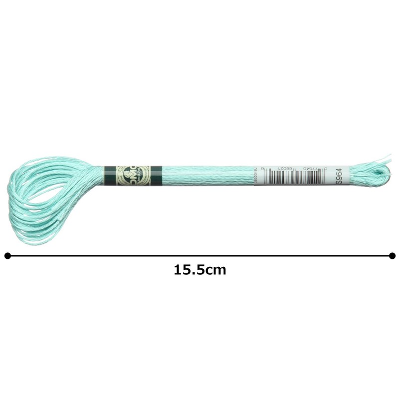 DMC Light Seagreen Satin Floss 8.7yd