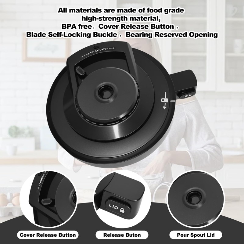 For NC501 Ice Cream Maker Outer Bowl Lid Compatible Ninja