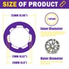 Spike Lug Nuts Socket Key with 7 Spline, 7 Piont