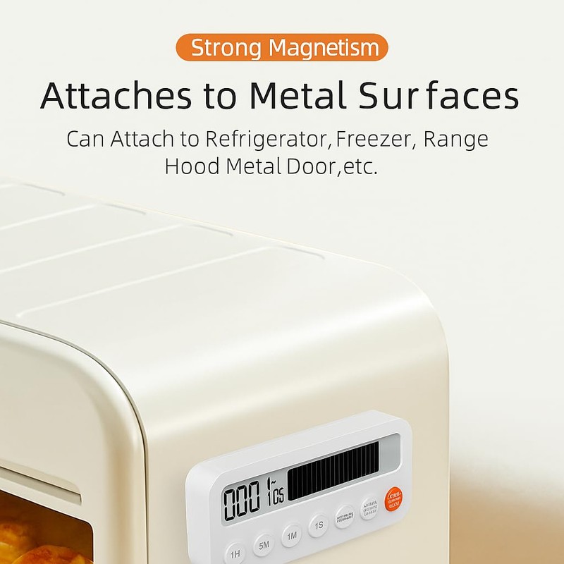 Visual Timer for Kids & Adults – Digital Kitchen Countdown