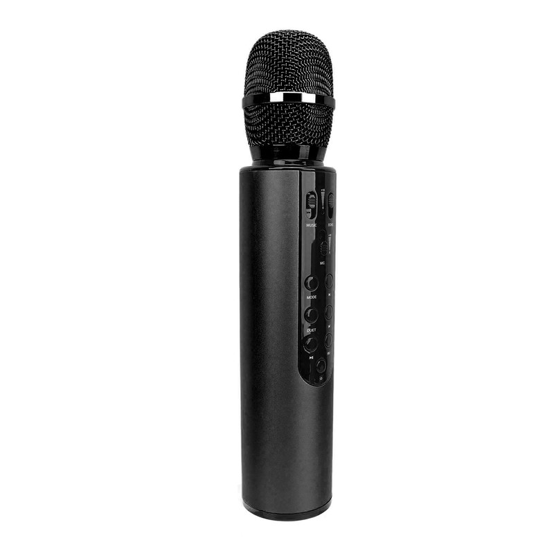 Bluetooth Karaoke Mic Dual 5W Speakers Clear Sound 2000mAh Battery