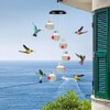 Dpaaoyer Bird Feeders, Wind Chimes Bird Feeders, Outdoors Hanging Ant