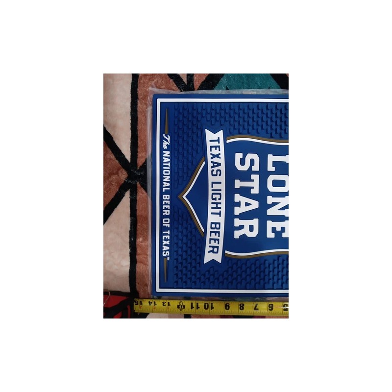 Lone Star Light Texas Light beer Rubber Bar Runner Mat
