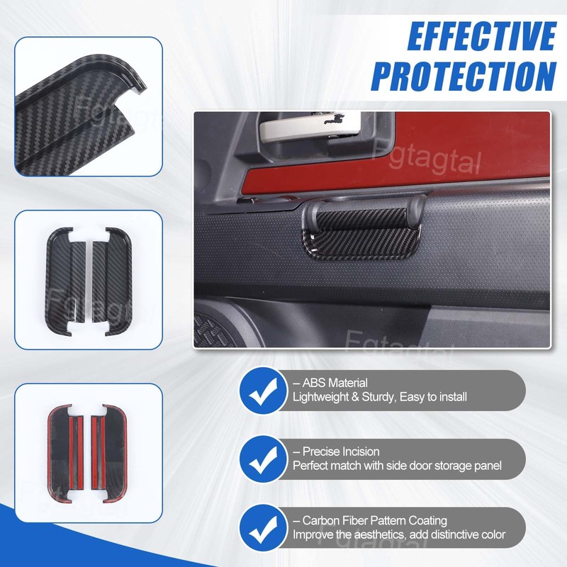Side Door Storage Box Glove Organizer Tray Compatible with Toyota