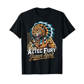 Aztec Jaguar Warrior Aztec Culture Mayan Indigenous T-Shirt