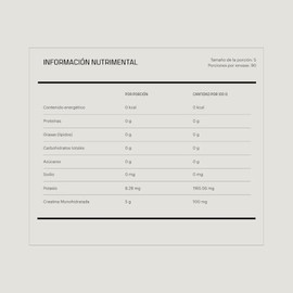 SESĒN Creatina Monohidratada Creapure® | 450g | 5g por Porción | Alta Pureza | Fuerza y Rendimiento Deportivo | Suplemento