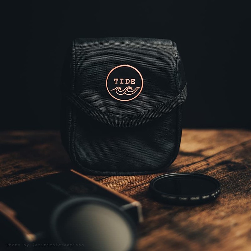 Tide Optics Lens Filter Pouch | Holds 5 Filters Up