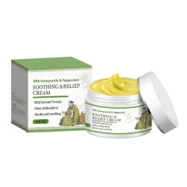 Plant-Based Herbal Skin Relief Cream, Natural Moisturizing Balm for Dry & Sensitive Skin, Daily Hydration Cream, Botanical Formula for Skin Comfort