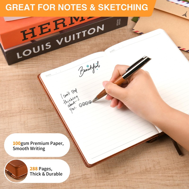 Zhitongda Cool Meaningful Graduation Gifts Leather Journal For Her And