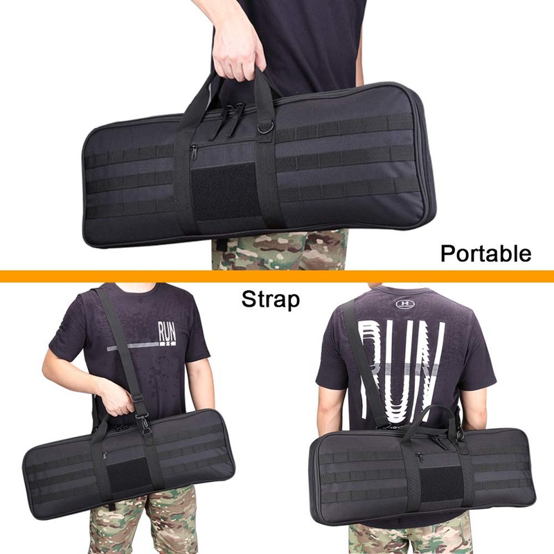 XTACER Tactical Bow Case MOLLE Recurve Takedown Bow Case Fully