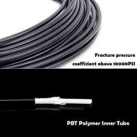 Farbetter 3000mm Bicycle Hydraulic Disc Brake Hose Kit for SRAM Avid Universal Including 5 Pairs of Olive and Connecting Insert