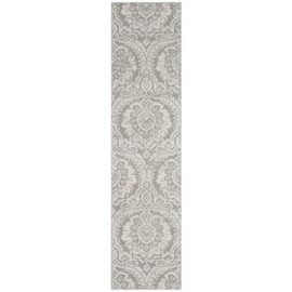 Safavieh Princeton Collection PRN717G Vintage Distressed Runner, 2' x 8' , Grey / Beige