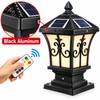 3-Color Adjustable Waterproof Solar Lamp with Remote – Outdoor Garden,