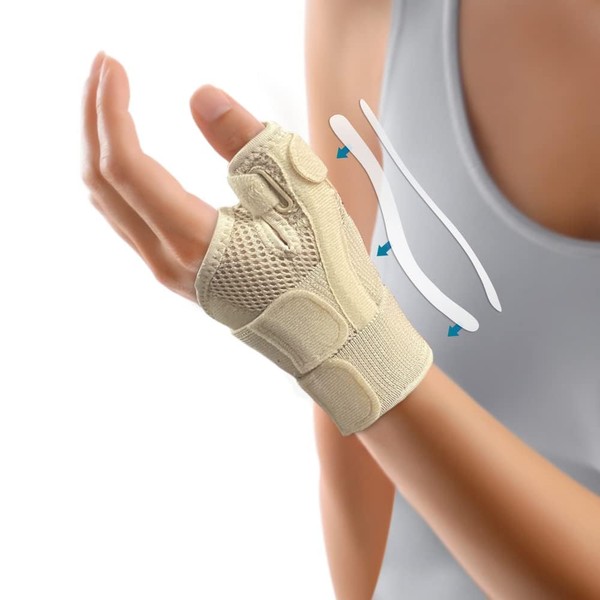 Muñequera para el pulgar, soporte de muñeca ajustable,la férula para