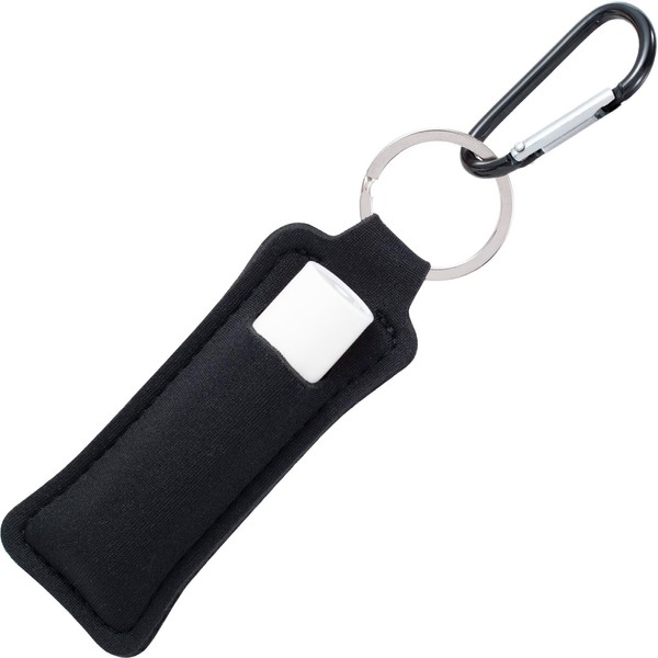 BEIQIYA 2pcs Lip Balm Keychain, Portable Lip Balm Holder with