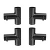 Aoneky 2'' Small T Shaped Corner Slider Canopy Fitting Couplers