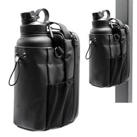 Magnetic Gym Crossbody Bag – Waterproof Sling Package with Water Bottle Holder, Multi-Pocket Travel Package for Men & Women, Durable Sports & Workout Accessories Organizer