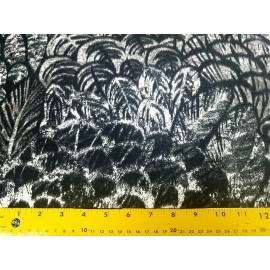 Robert Allen Wimbu in Black BTY Robert Allen 100% Cotton Slub Duck 54" Wide