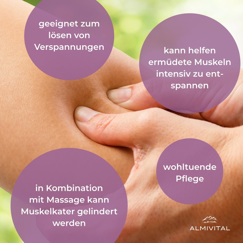 ALMIVITAL Muscle Massage Gel with Devil's Claw, Natural Relaxation &