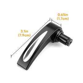 Dasen Saddlebag Latch Lever, Saddlebag Lid Lifters Compatible with Harley Touring Street Glide Road King Electra Glide Road Glide 2014-2024 Black