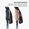 Fizan Compact 3 Trekking Poles – 5.6 oz Ultralight, Backpacking,