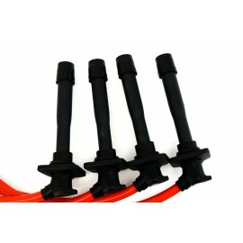 VMS RACING RED 10.2MM SPARK PLUG IGNITION WIRES CABLES FOR 93-97 TOYOTA CELICA