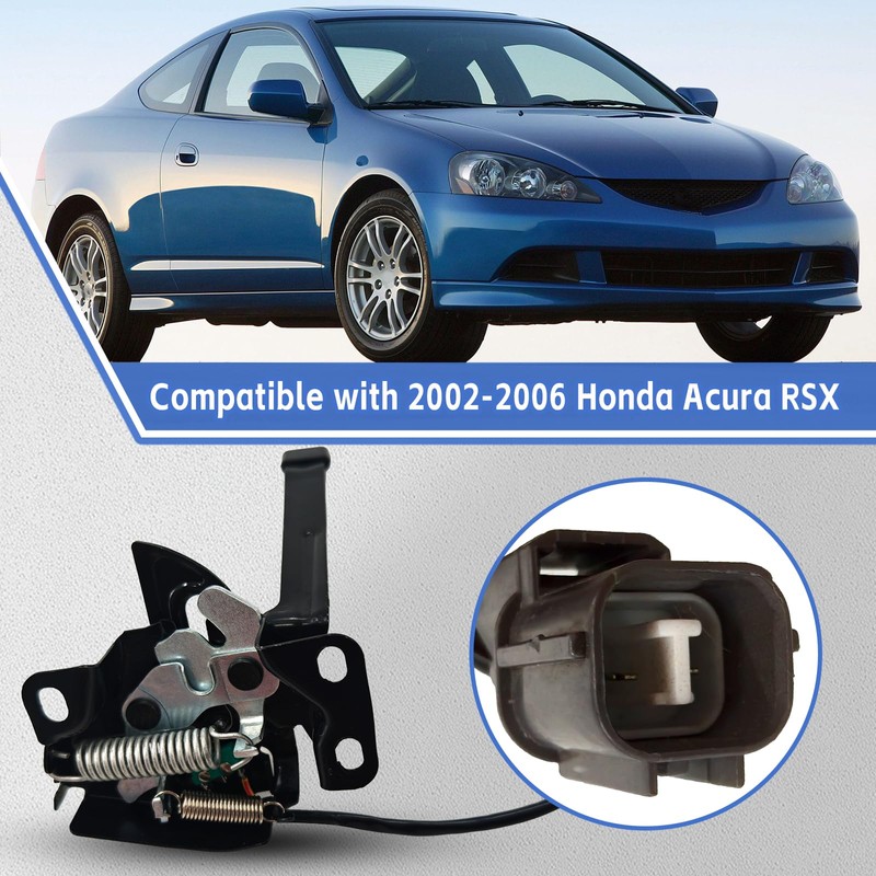 Hood Lock Latch Assembly Fit for 2002-2006 Honda Acura RSX