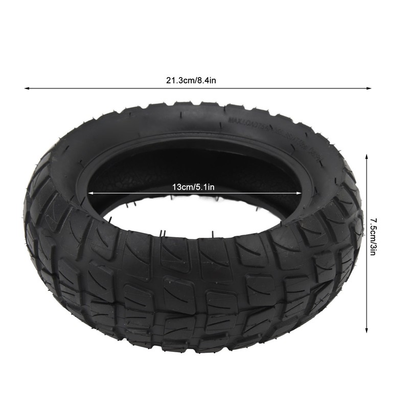 8.5x3.0 Electric Scooter Tires Rubber Impact Resistance Electric Scooter Replacement