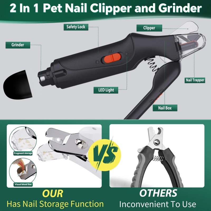 Catpick 2-in-1 Cat Nail Clippers & Dog Nail Clippers Trimmers