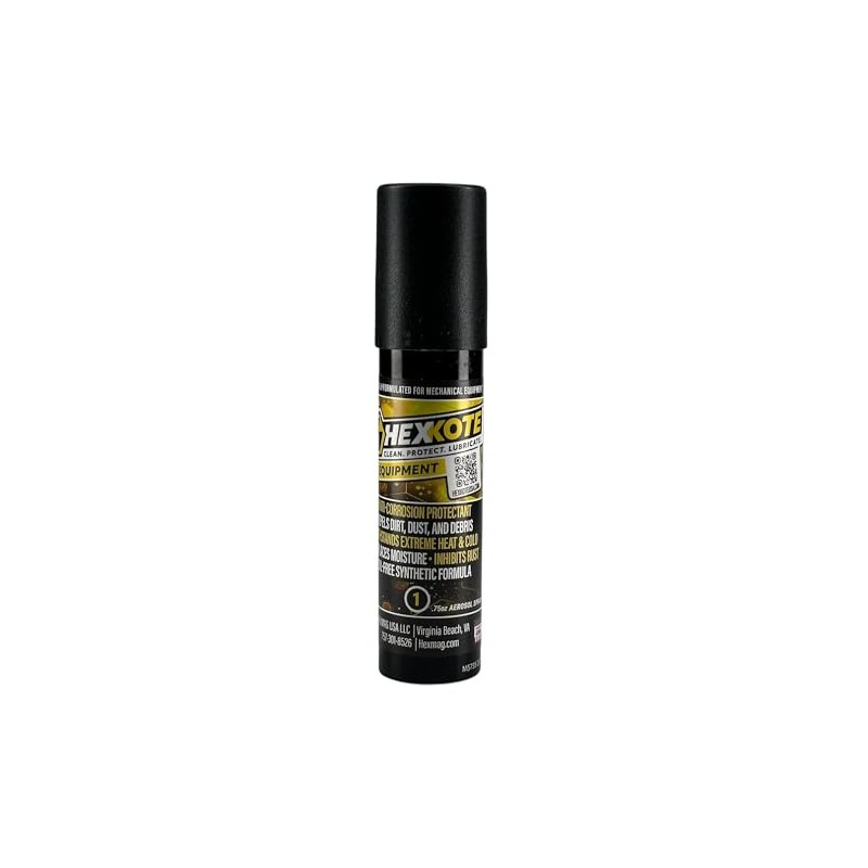 HEXKOTE Equipment Door Lock Hinge Garage Dry Lubricant Aerosol Can