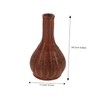 GRIRIW Bamboo Woven Vase Rustic Decorative Flower Holder Handmade Country