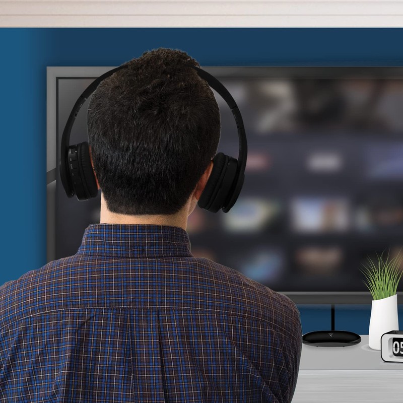 TECHMADE Wireless Headphones for TV with Adapter (TV Connect)