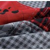 Junsey Rustic Bear Quilts Set Twin Size,Lightweight Plaid Bedspread Coverlet