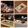 Nalaina Placemats (Set of 2) Bamboo Tea Mat 11.8×7.9 inches