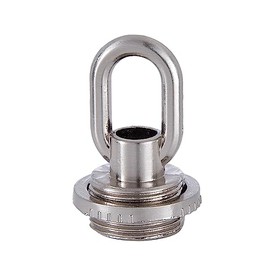 B&P Lamp® Satin Nickel Die Cast Screw Collar Loop