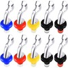 10 Pieces Silicone Wine Stoppers Expanding Manual Beverage Bottle Plug