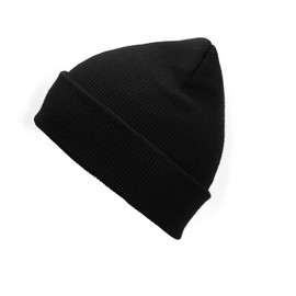 Zando Beanie Hat for Men - Winter Knit Beanie for Men & Women, Fisherman Beanie, Skull Cap, Slouchy Beanie, Stocking Cap - One Size, Black, Acrylic