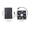 6W 5V Solar Panel with Fan Ventilator Chicken Coops Solar