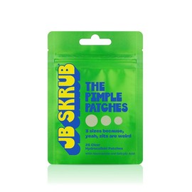 JB SKRUB Pimple Patches - Clear Hydrocolloid Patches with Niacinamide & Salicylic Acid for Acne - 25 Patches - 3 Sizes