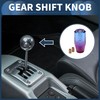 INFINAUTO Car Shift Knob, 10cm Universal for Automatic and Manual