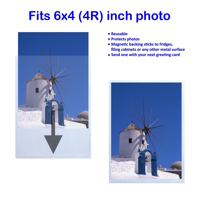Magnetic Photo Frames Fridge, 4 x 6 4x6 inches 4