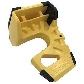 TOWA TDSY685 Multi-functional Door Stopper, Hard Rubber, Entryway, Interior Door, Hinge, Yellow