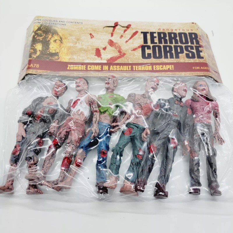 Terror Corpse Action Figure Pack Zombie Realistic Movable Joints New