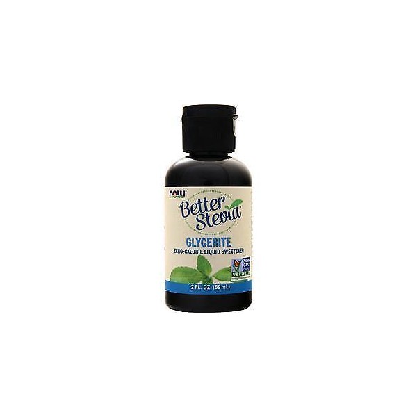Now Better Stevia Organic Glycerite Zero-Calorie Liquid Sweetener  8 fl.oz