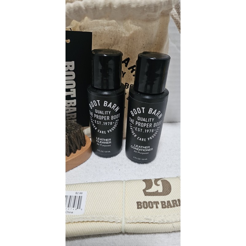 The Boot Barn Leather Care Kit 5 pc set