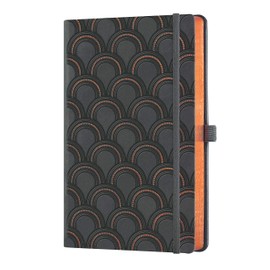 Castelli Milano Notebook, M, Horizontal Rule, COPPER & GOLD CASTELLI MILANO (DECO COPPER)