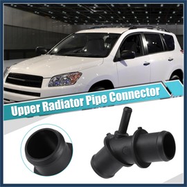 INFINAUTO Radiator Water Pipe Upper Radiator Pipe Connector for Toyota RAV4 2009-2012 No.165710V020 Black Plastic Stylish Design