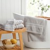 Springtree Home Grey Bath Towels Set of 6 | Popcorn